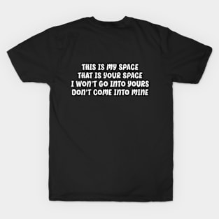 Personal Space T-Shirt